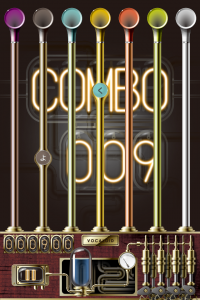 iOS用アプリ『ボカロダマ』プレイ画面