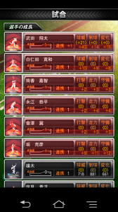 『ドリームナインスーパースターズ』試合後経験値上昇