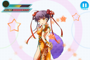 iOS用アプリ『Tokyo 7th シスターズ』ソロステージプレイ画面